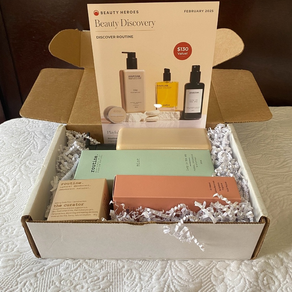 NWT Routine skincare from beauty heros box